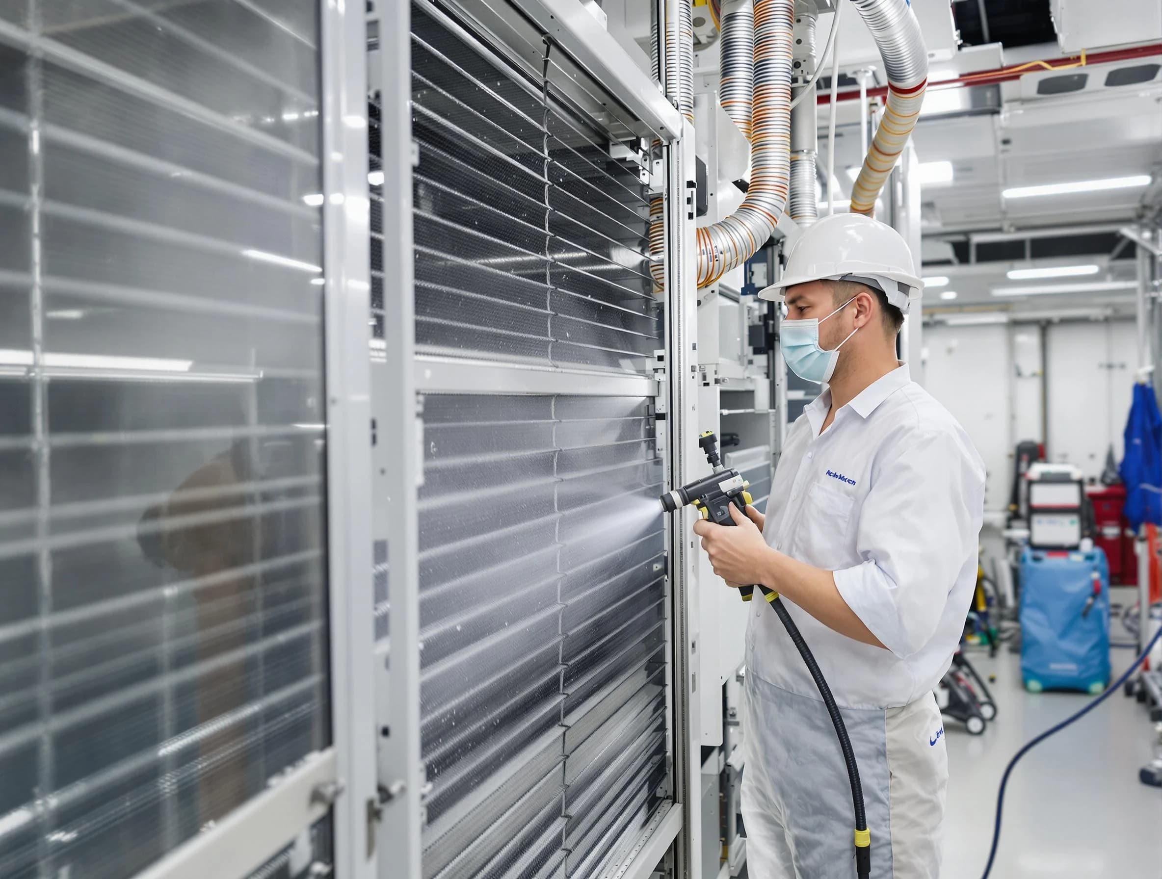 Professional AC coil cleaning by Eagle Mountain Air Duct Cleaning in Eagle Mountain