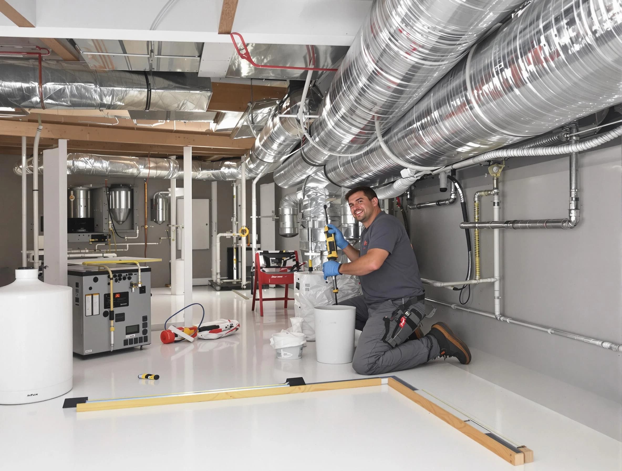 Professional duct sealing service by Eagle Mountain Air Duct Cleaning in Eagle Mountain