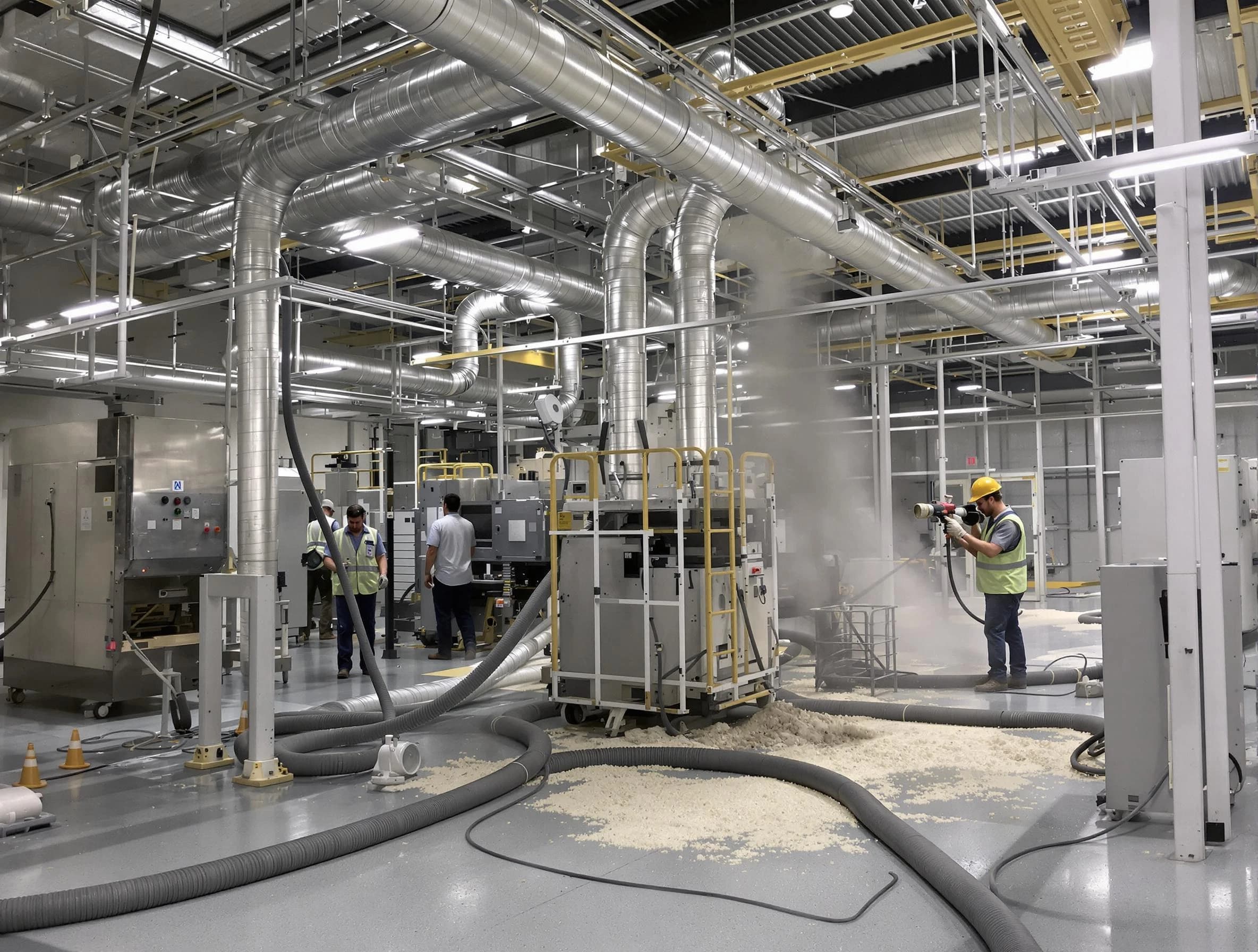 Heavy-duty industrial duct cleaning by Eagle Mountain Air Duct Cleaning in Eagle Mountain