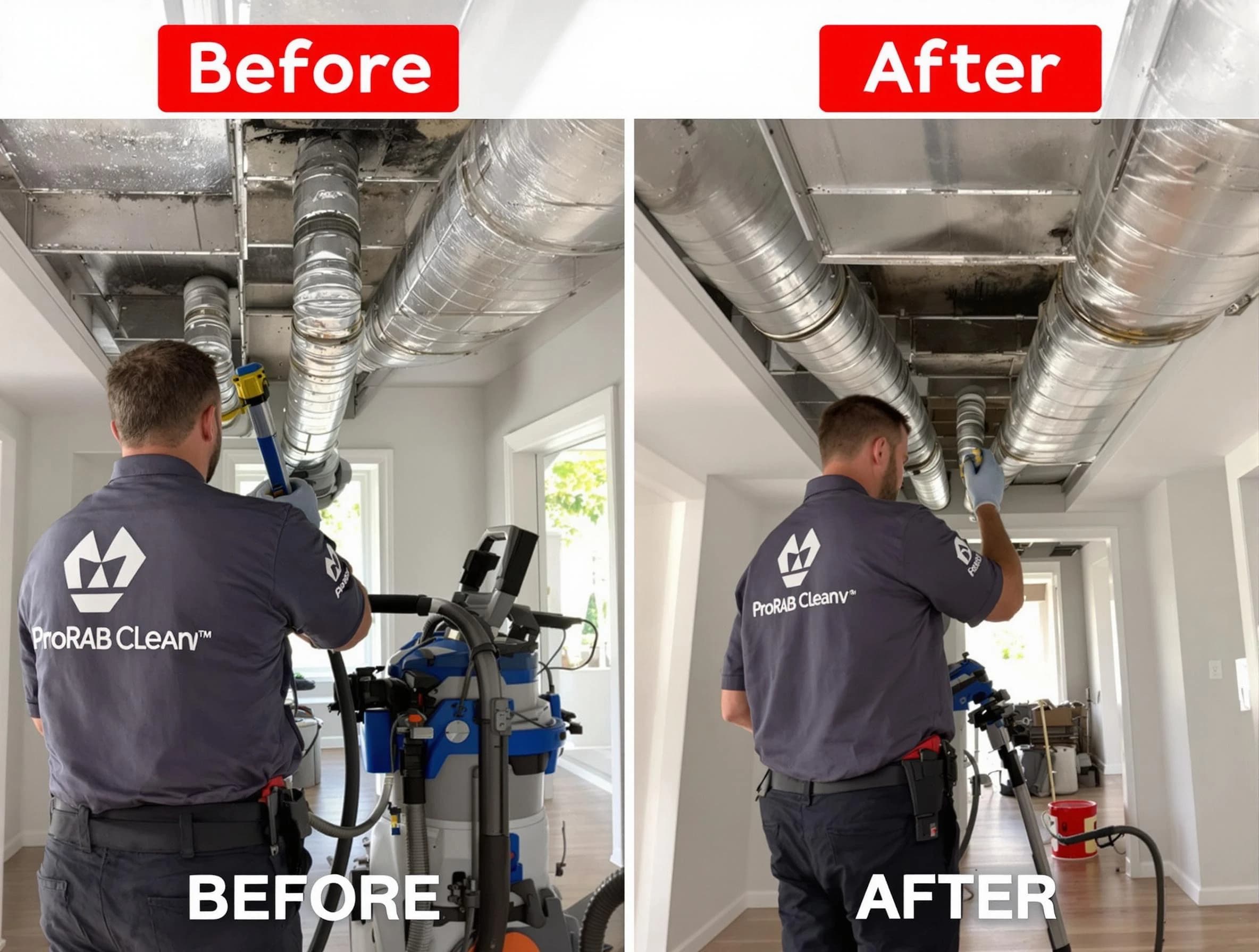 Eagle Mountain Air Duct Cleaning expert performing thorough residential duct cleaning in a Eagle Mountain home