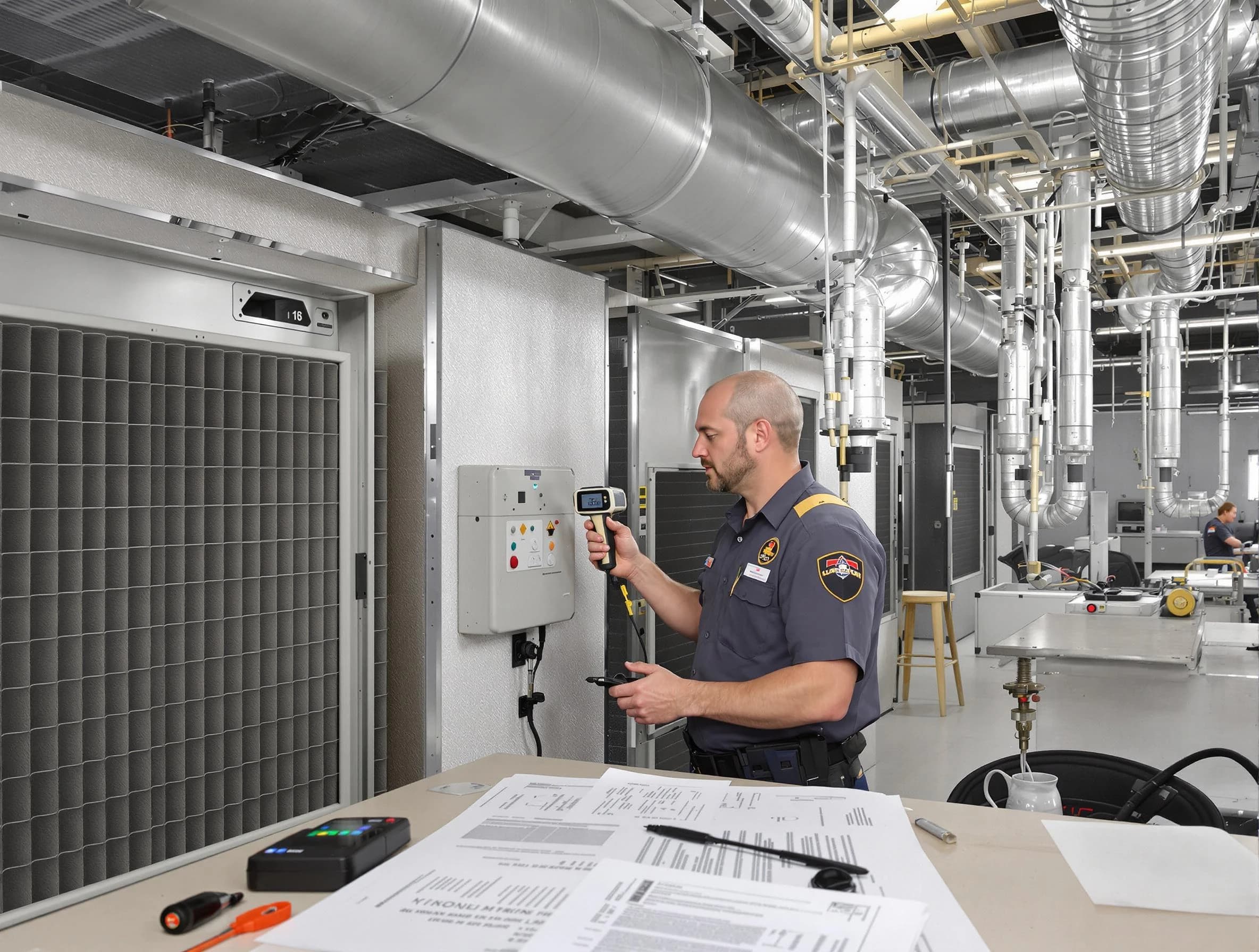 Professional filter system inspection by Eagle Mountain Air Duct Cleaning in Eagle Mountain