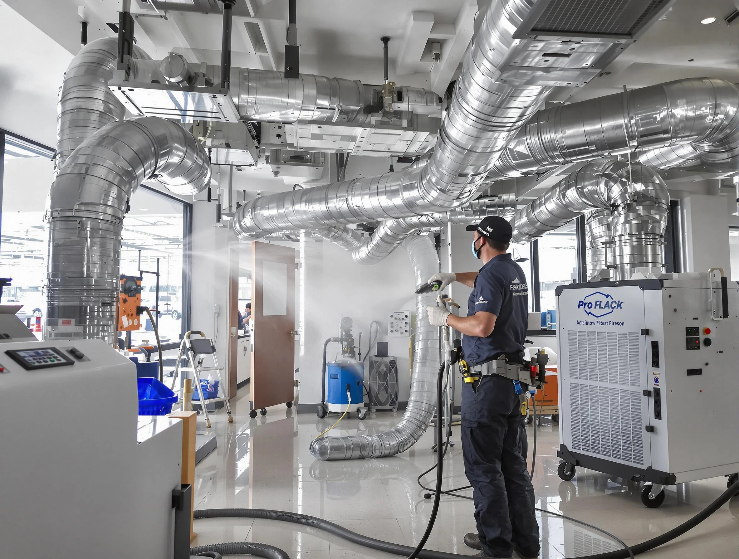 Negative Pressure Air Duct Cleaning in Eagle Mountain