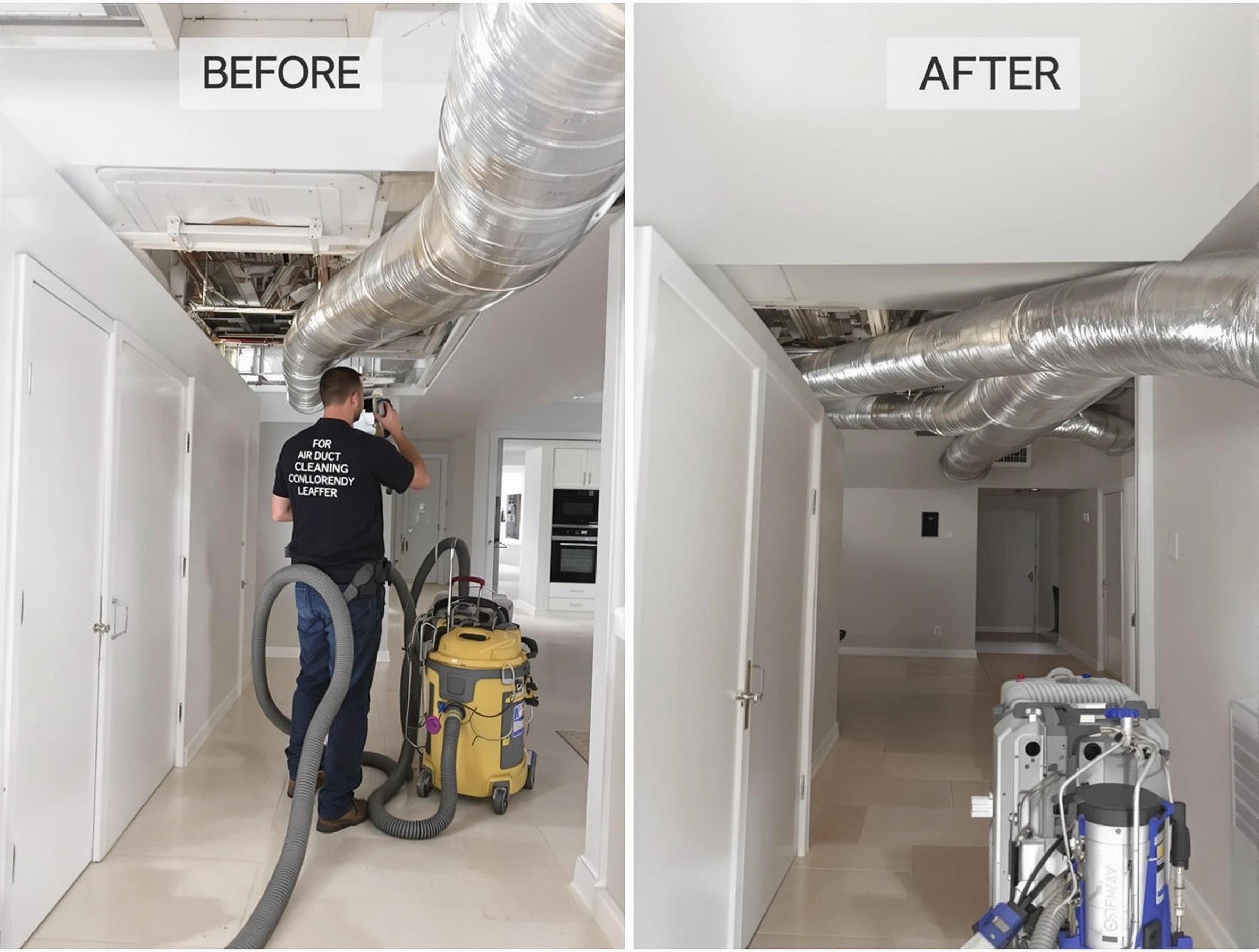 Eagle Mountain Air Duct Cleaning professional performing thorough air duct cleaning in Eagle Mountain