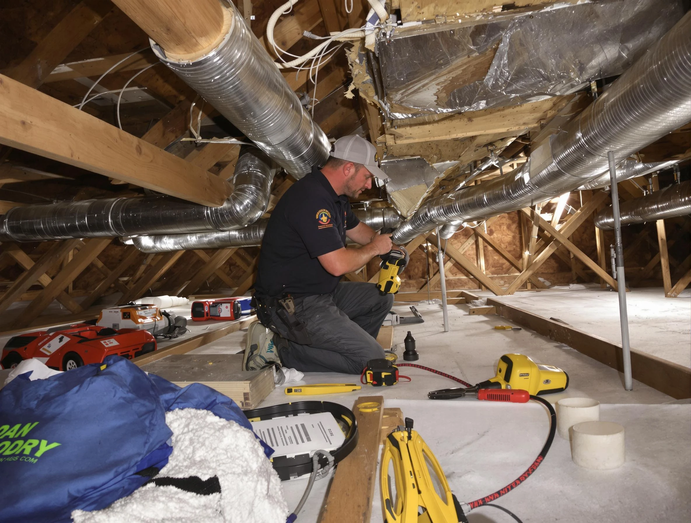 Professional air duct repair by Eagle Mountain Air Duct Cleaning in Eagle Mountain