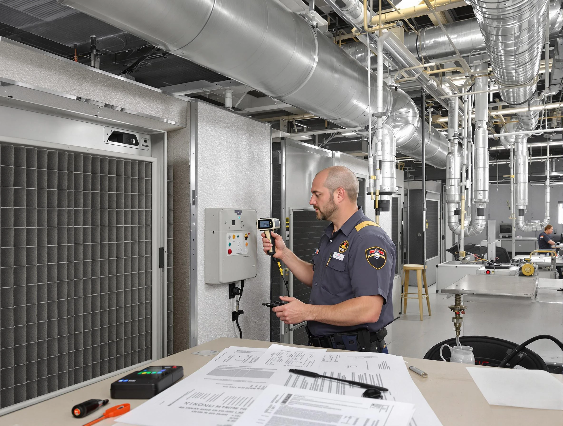 Professional filter system inspection by Eagle Mountain Air Duct Cleaning in Eagle Mountain