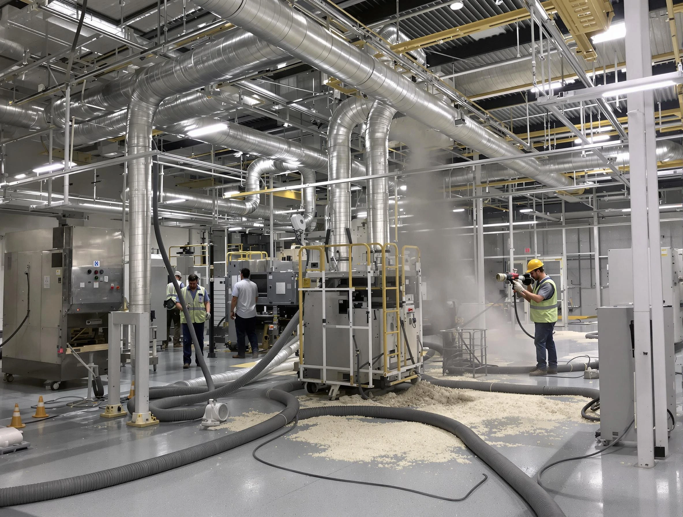 Heavy-duty industrial duct cleaning by Eagle Mountain Air Duct Cleaning in Eagle Mountain